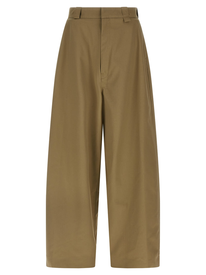 WILLY CHAVARRIA Beige Polyester Chino Pants
