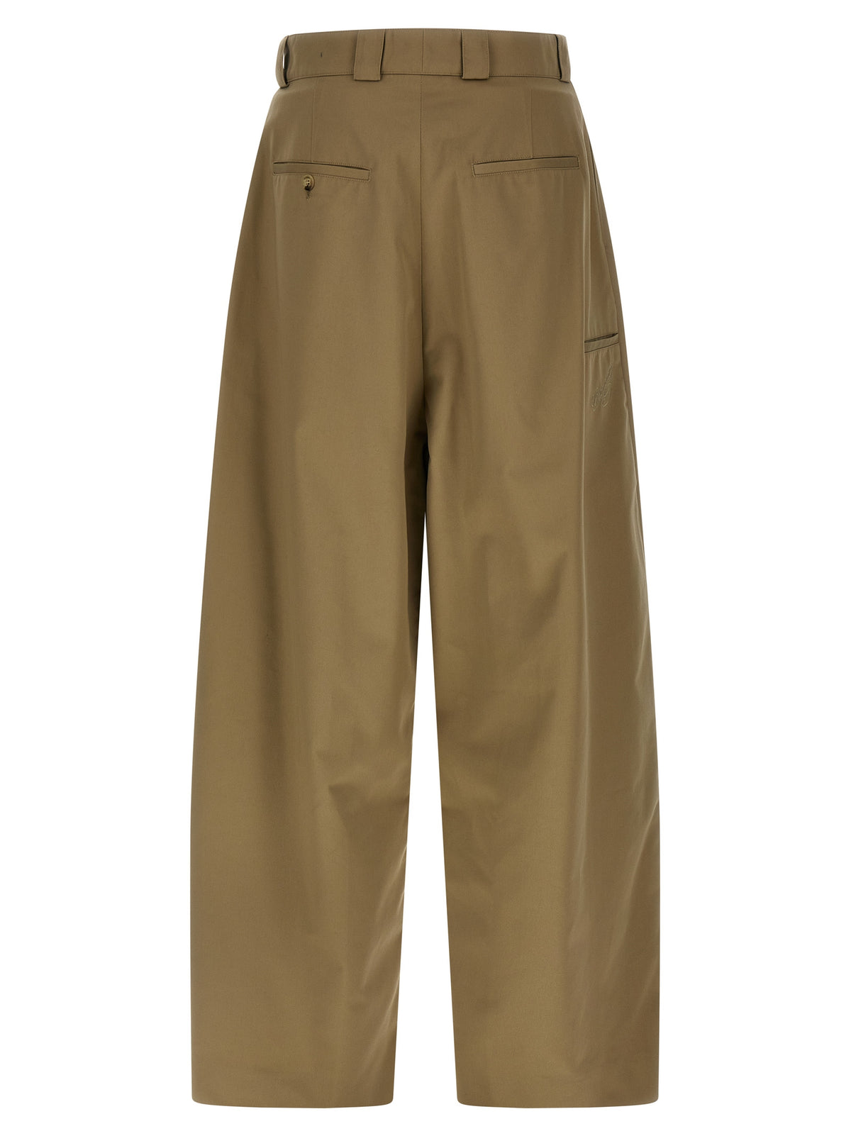 Pantalon chino en polyester beige WILLY CHAVARRIA