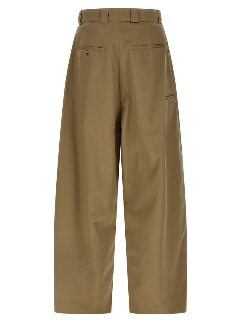 WILLY CHAVARRIA Beige Polyester Chino Pants