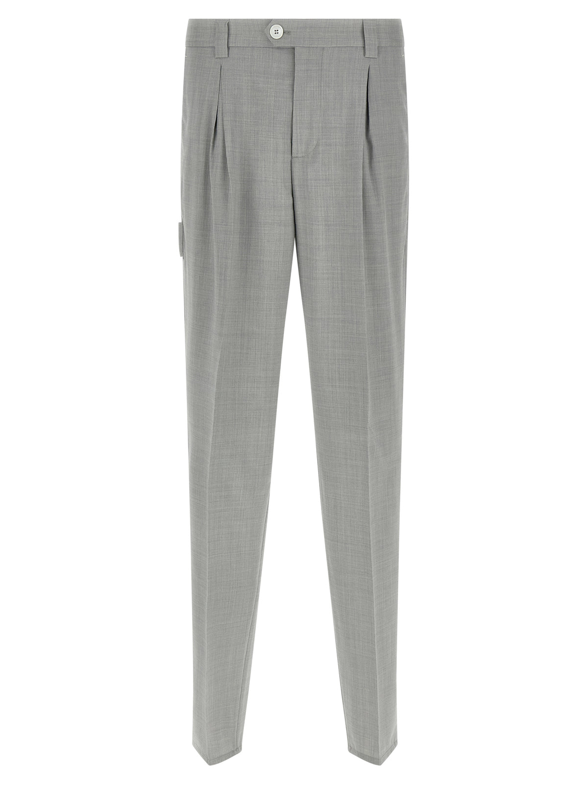 Pantalon de costume Brunello Cucinelli gris en laine vierge