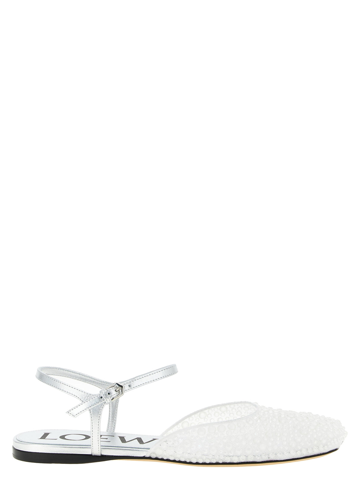 Loewe White Polyamide Ballet Flats - Toy Collection