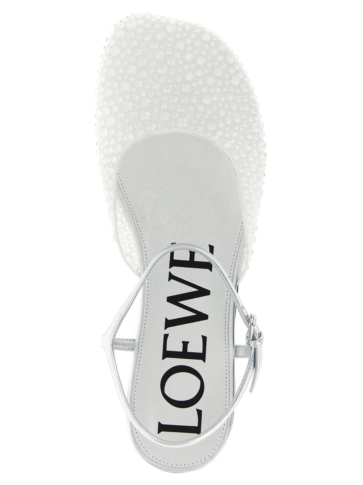 Loewe White Polyamide Ballet Flats - Toy Collection