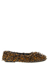 Dries Van Noten Brown Viscose Ballet Flats for Women