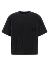 Y-3 Black Lyocell T-Shirt - Stylish Comfort for Men