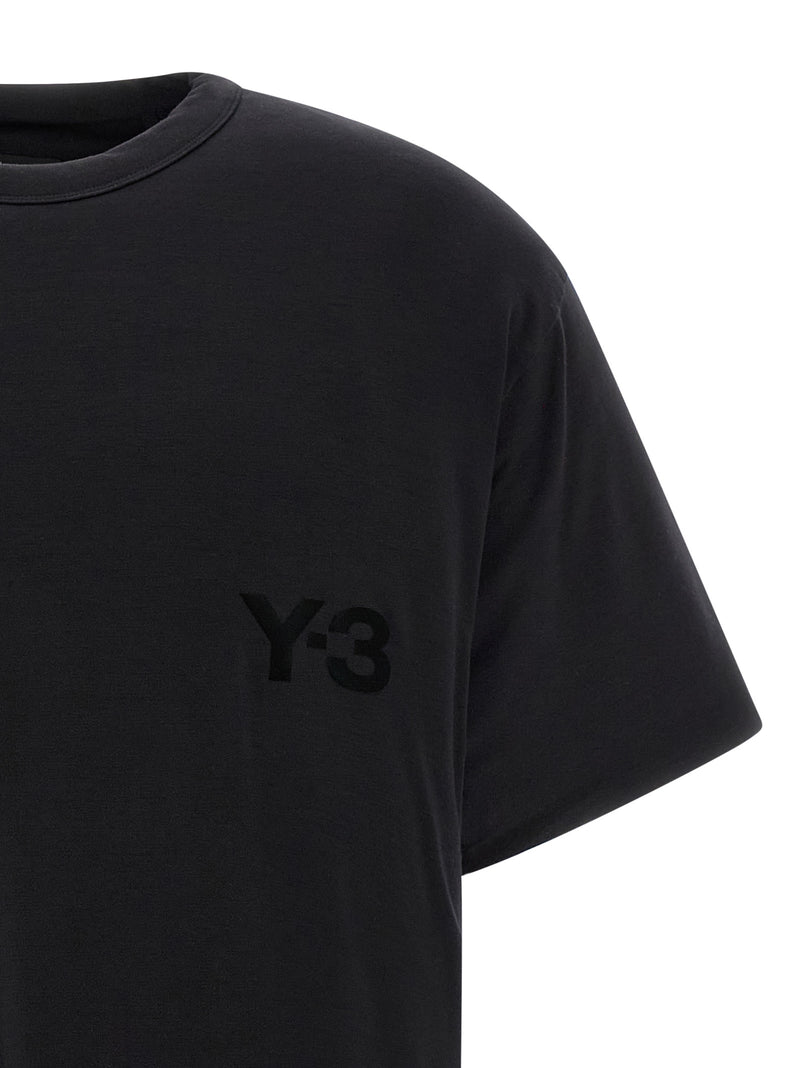 Y-3 Black Lyocell T-Shirt - Stylish Comfort for Men