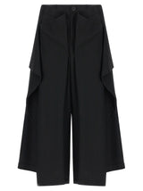 Issey Miyake Black Wool Casual Pants