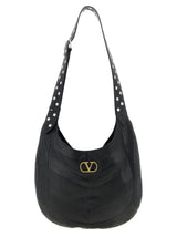 Sac à bandoulière Valentino Garavani en cuir d'agneau noir