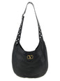 Valentino Garavani Black Lamb Leather Shoulder Bag