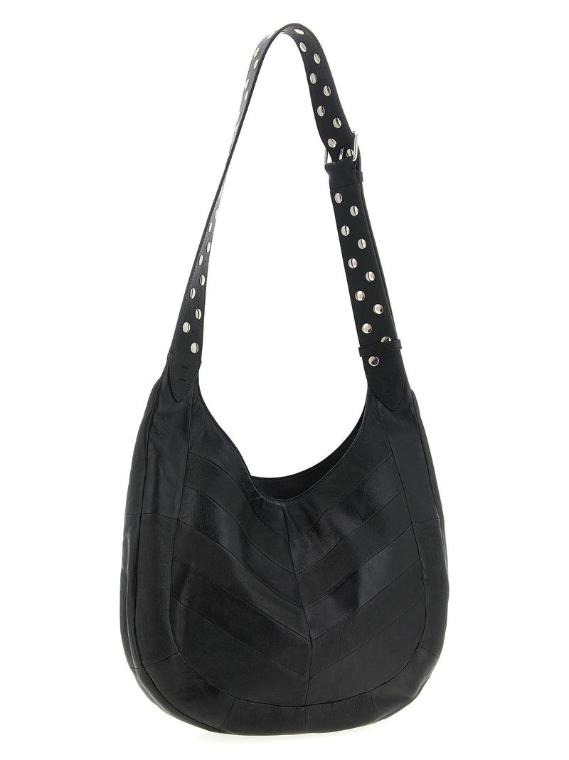 Sac à bandoulière Valentino Garavani en cuir d'agneau noir
