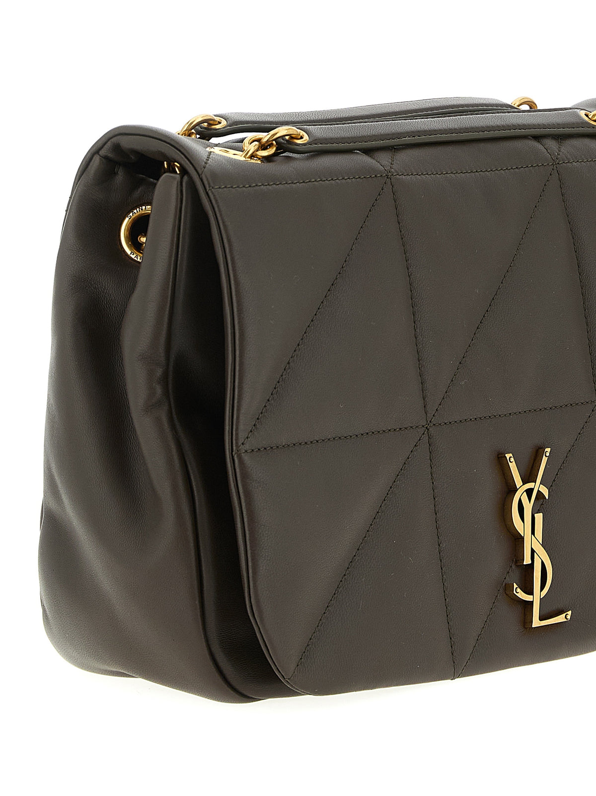 Saint Laurent Jamie Bicolor Lamb Leather Shoulder Bag