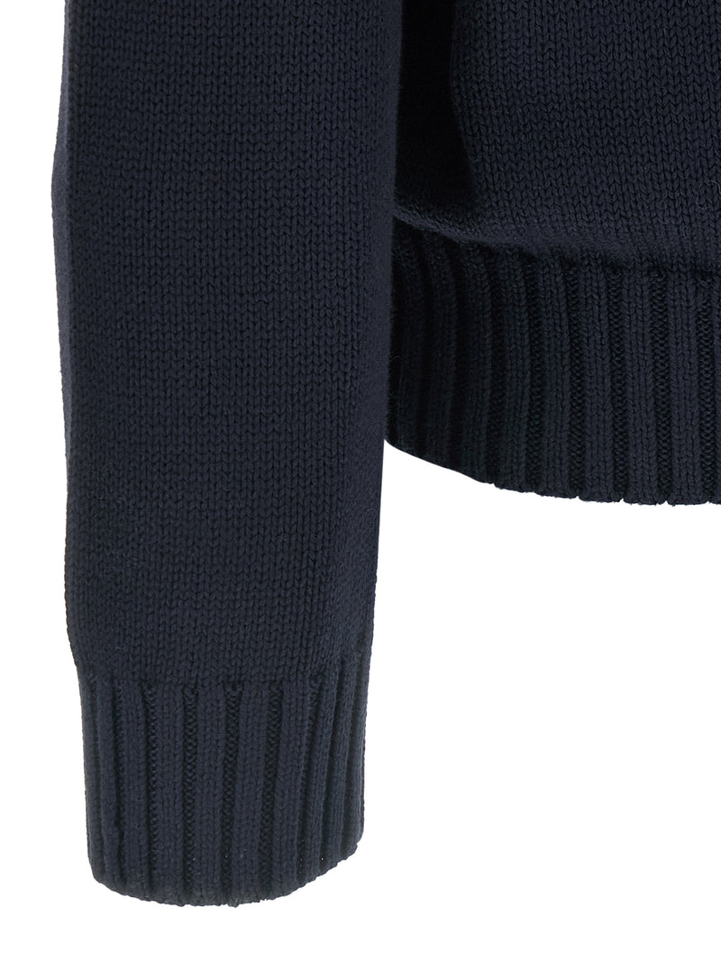 Polo Ralph Lauren Blue Cotton Cardigan