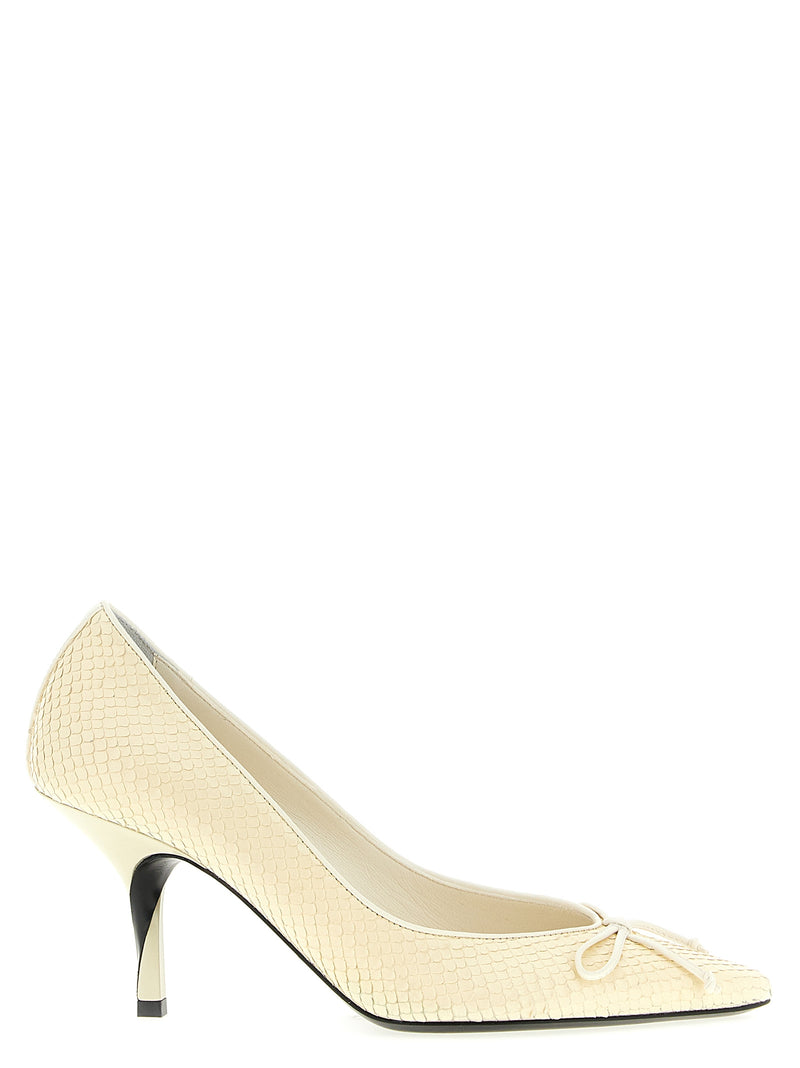 Jacquemus Beige Calfskin High Heel Pumps - Les Escarpins Tourni