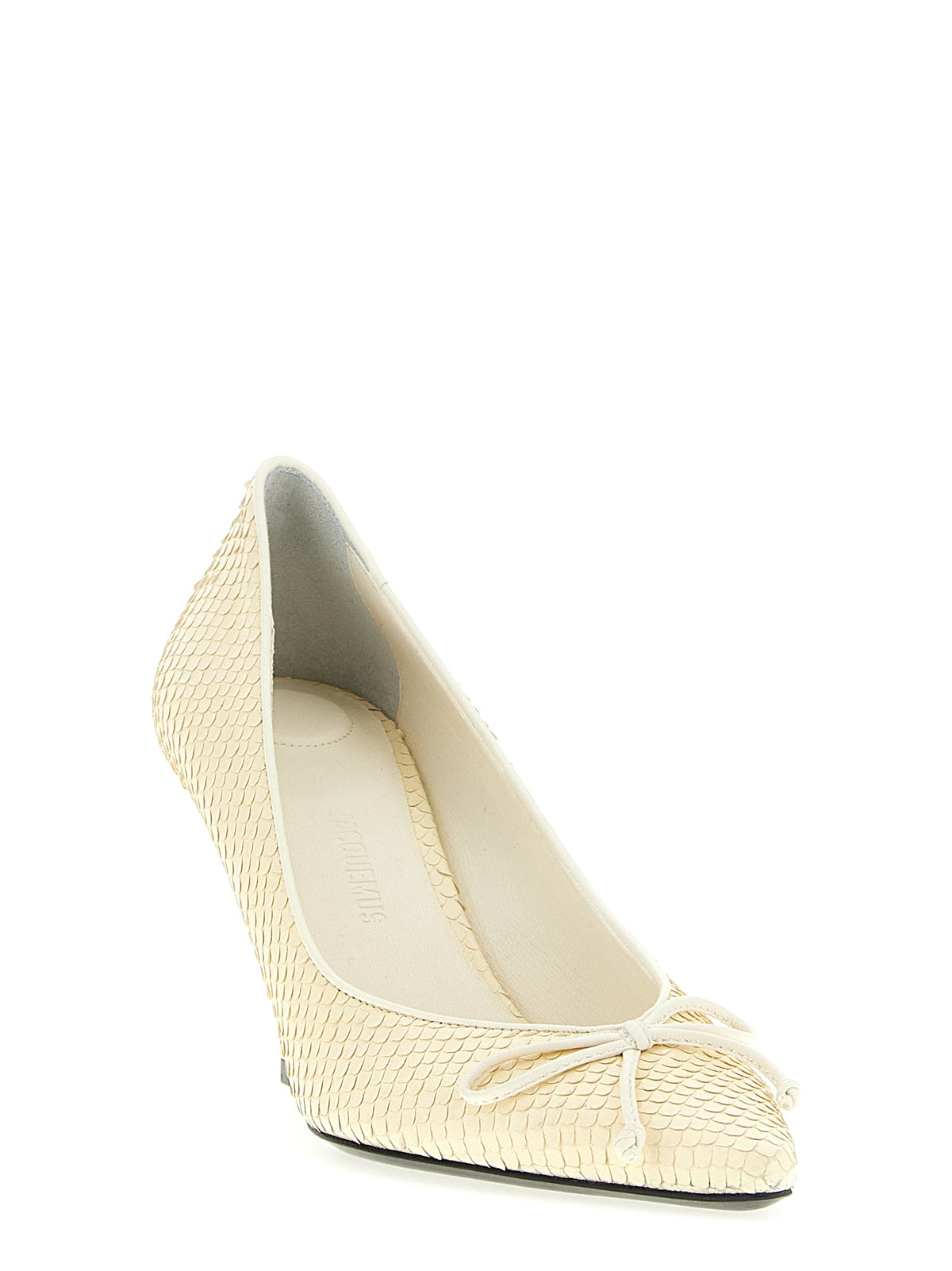 Jacquemus Beige Calfskin High Heel Pumps - Les Escarpins Tourni