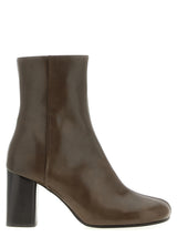 Lemaire Brown Calfskin Ankle Boots for Women