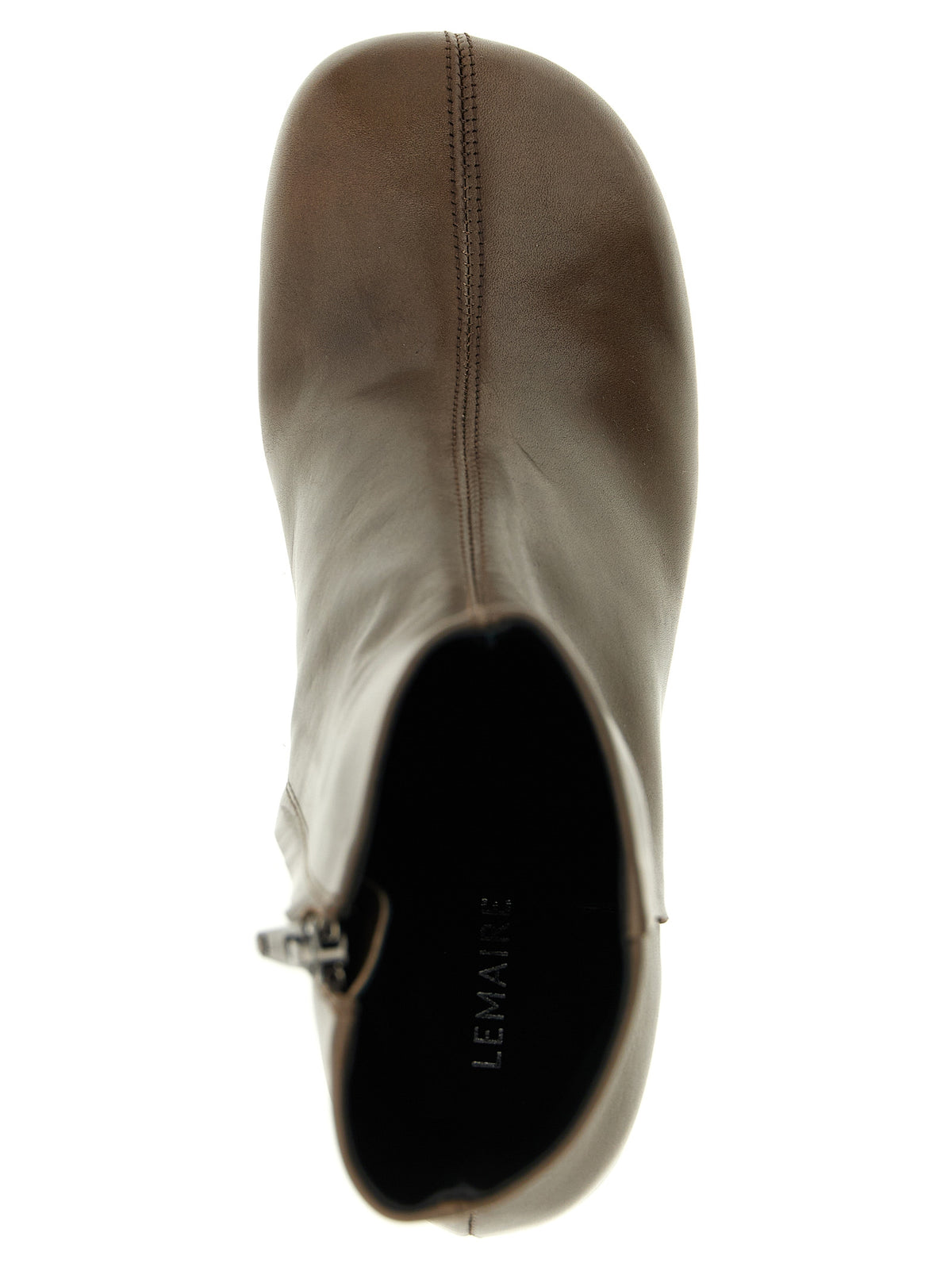 Lemaire Brown Calfskin Ankle Boots for Women