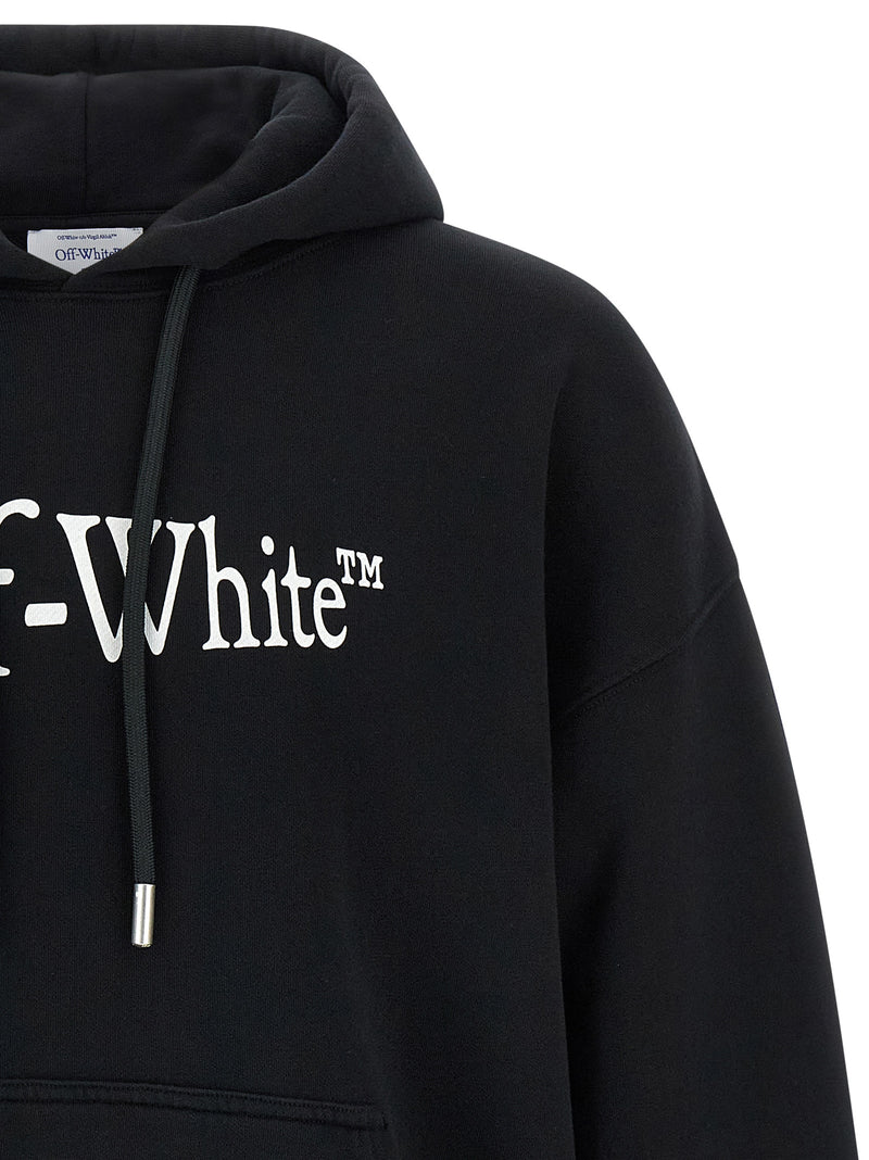 Off-White Bicolor Cotton Sweatshirt - Run Arrow Skate