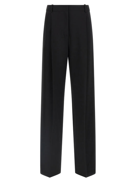 Pantalon décontracté Elisabetta Franchi noir en polyester