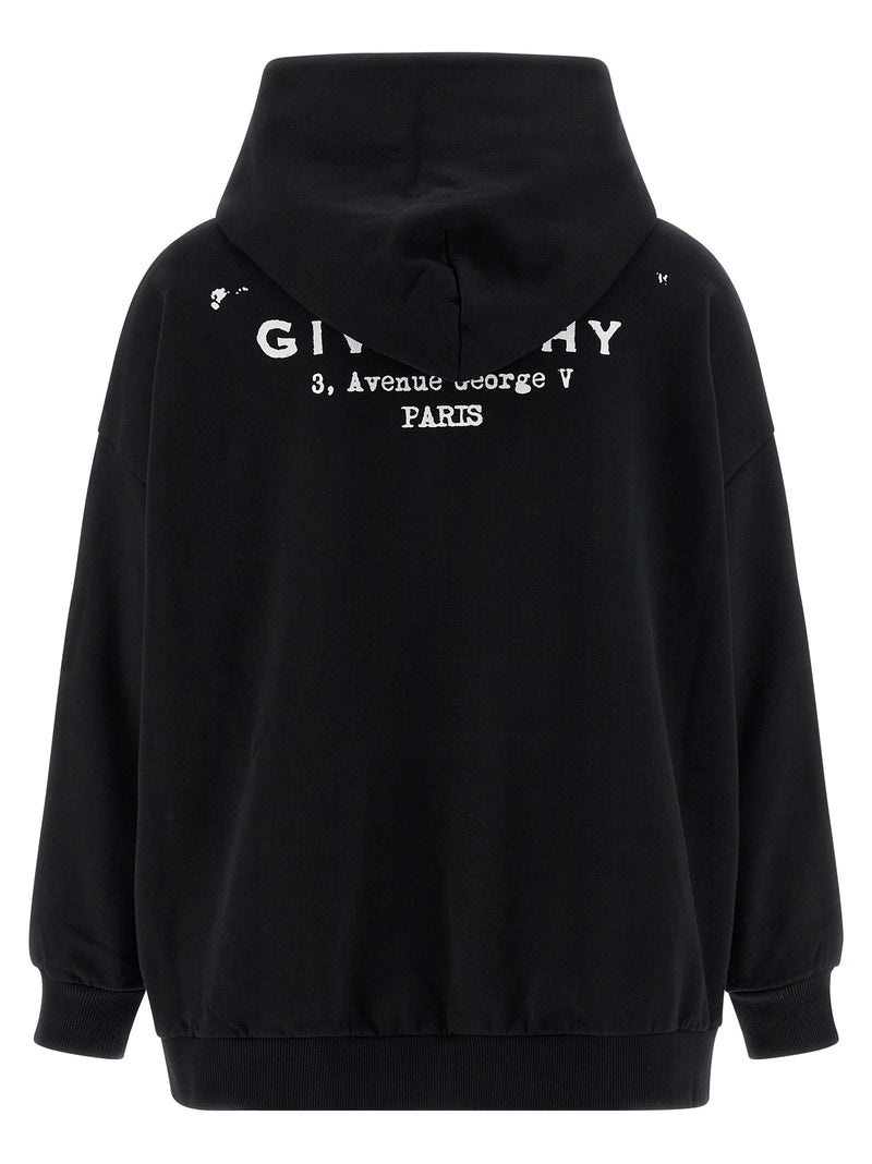 Givenchy Bicolor Cotton Hoodie - Stylish Streetwear Essential