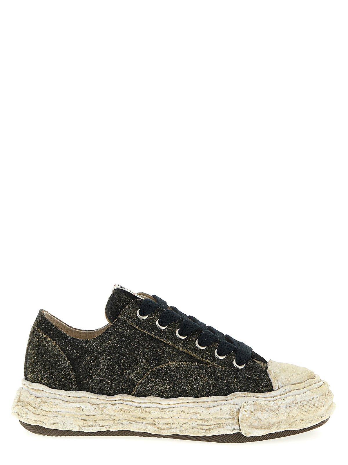 Maison Mihara Yasuhiro Black Cowhide Low Top Sneakers