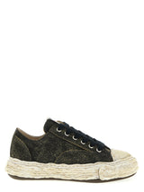 Maison Mihara Yasuhiro Black Cowhide Low Top Sneakers