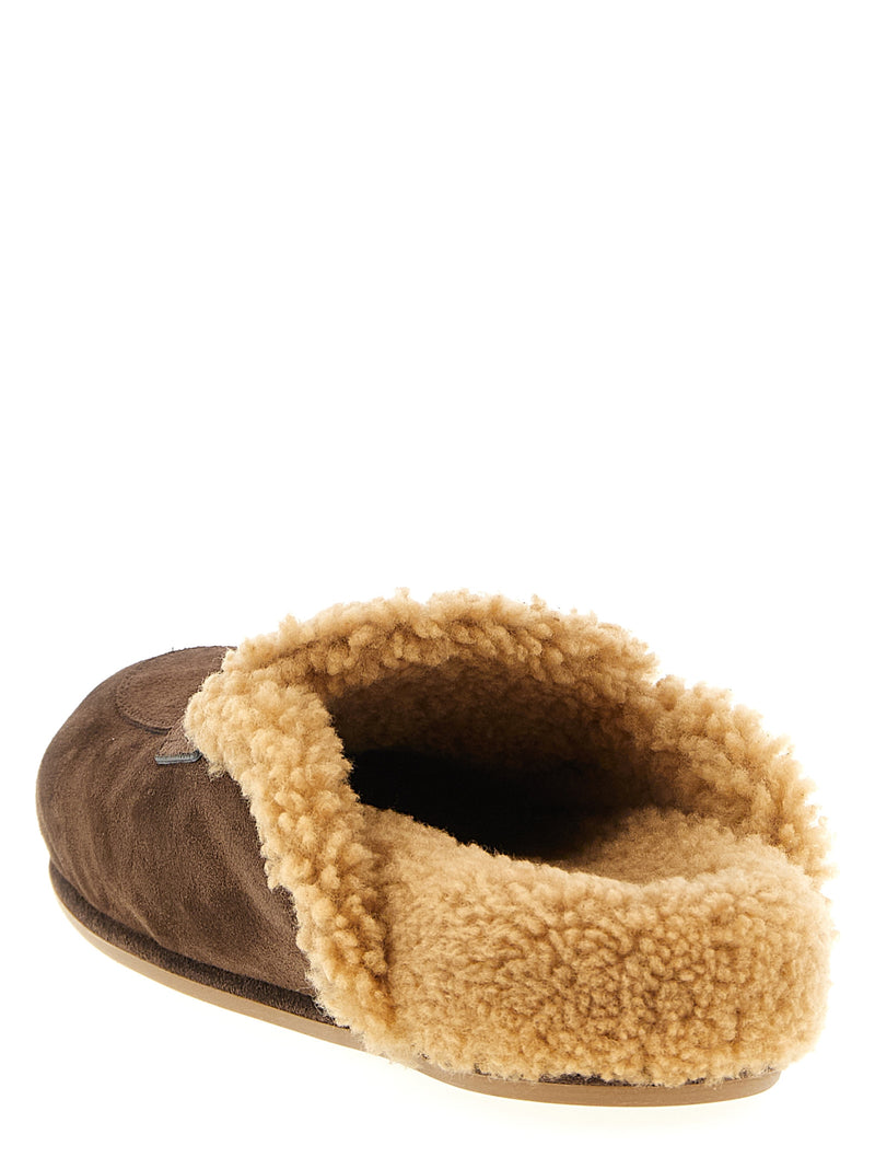 Mules RENE CAOVILLA en veau marron