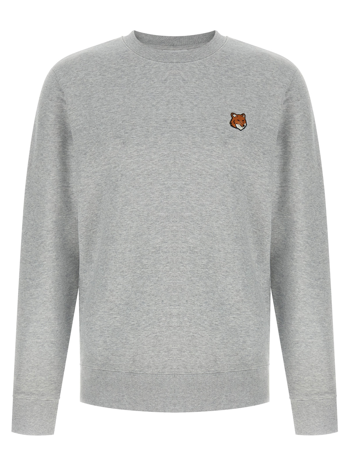 Maison Kitsuné Gray Cotton Sweatshirt - Stylish Comfort