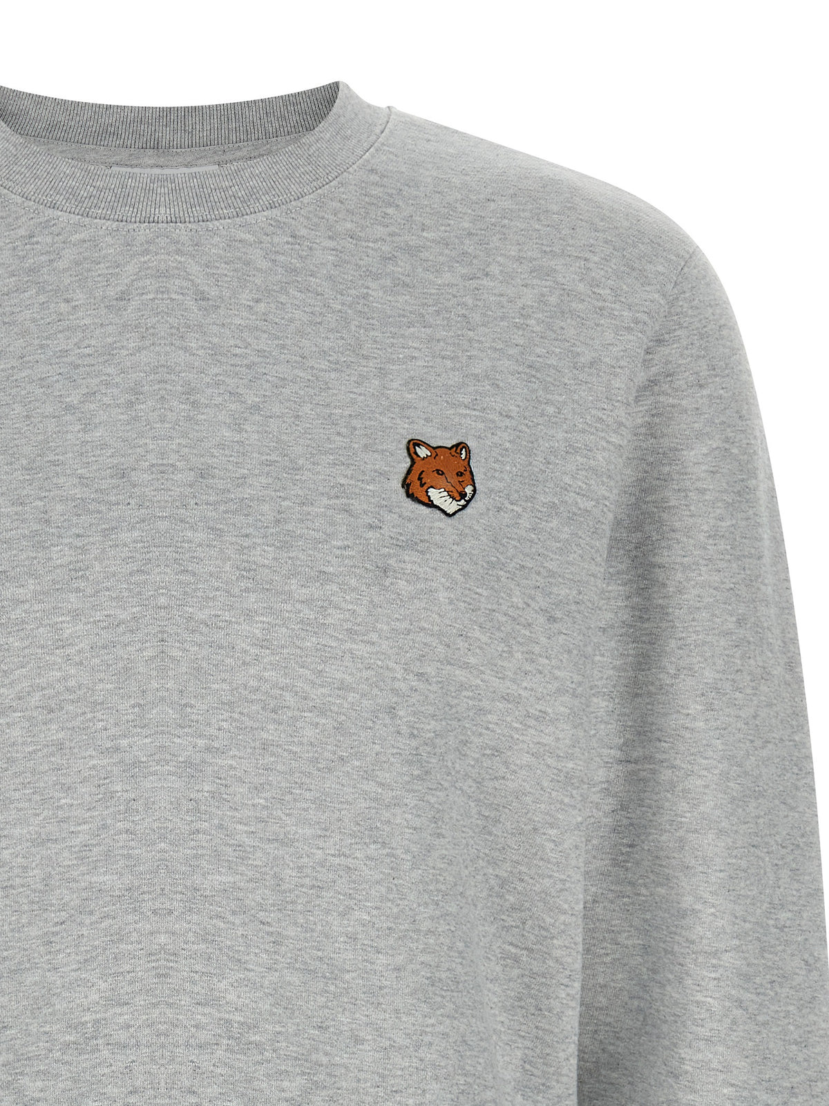 Maison Kitsuné Gray Cotton Sweatshirt - Stylish Comfort