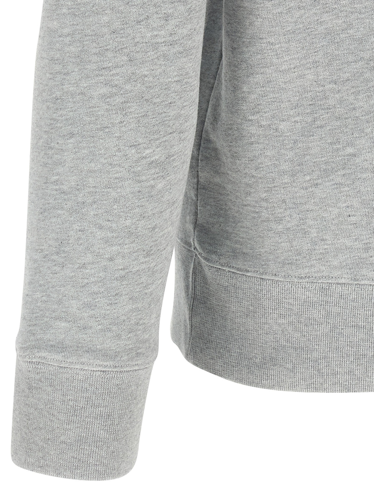 Maison Kitsuné Gray Cotton Sweatshirt - Stylish Comfort