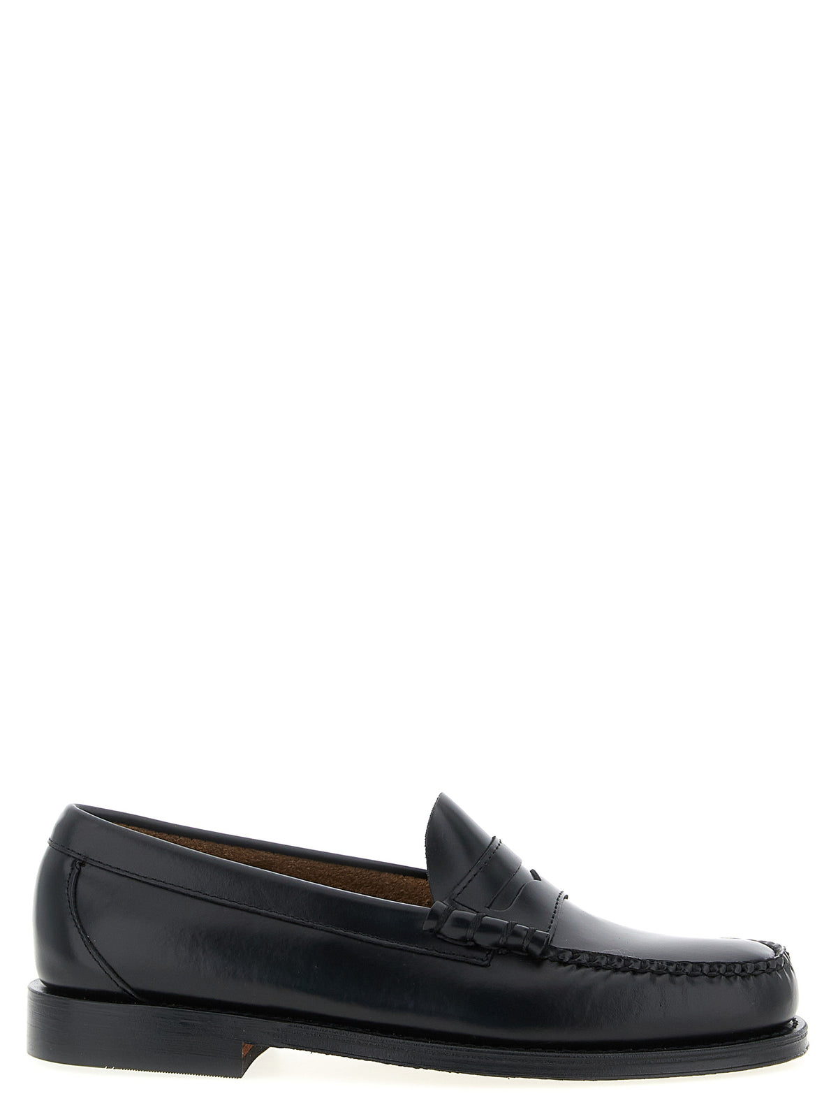 G.H. BASS Weejuns Larson Black Cowhide Slip-On Loafers