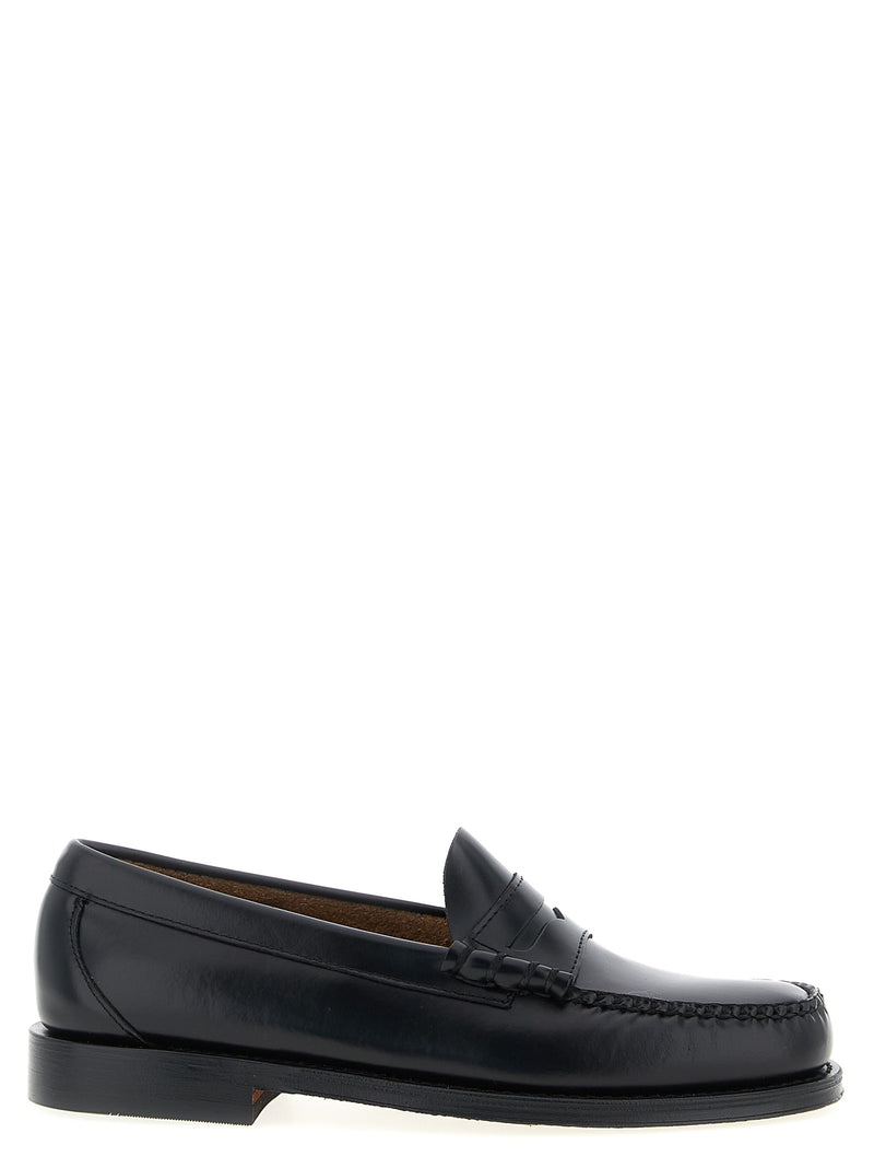 G.H. BASS Weejuns Larson Black Cowhide Slip-On Loafers