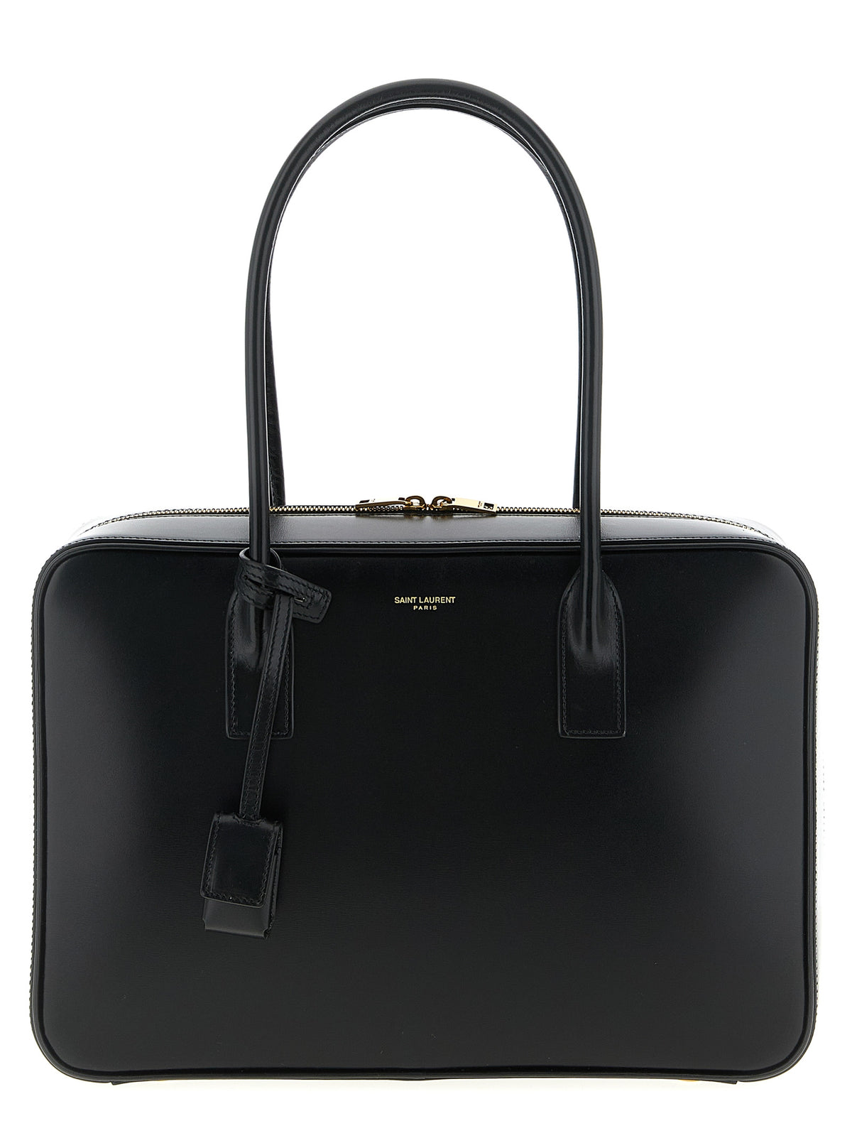 Saint Laurent Black Calfskin Shoulder Bag
