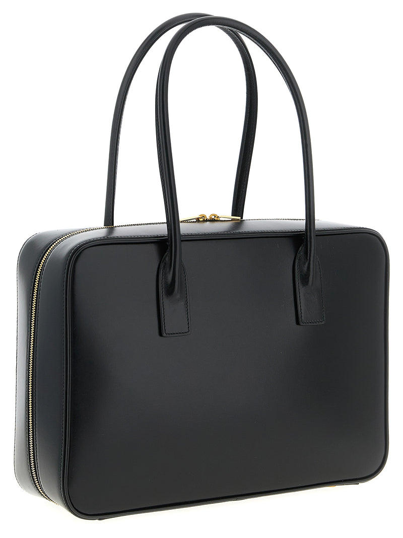 Saint Laurent Black Calfskin Shoulder Bag