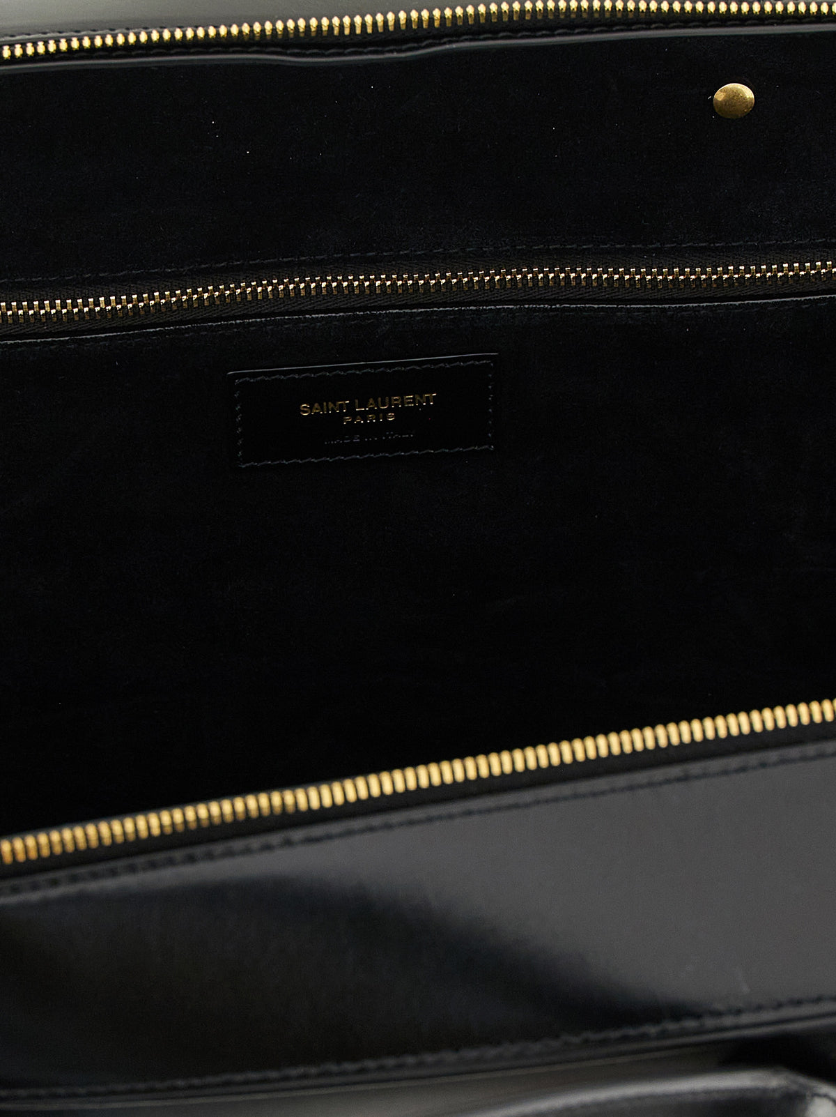 Saint Laurent Black Calfskin Shoulder Bag
