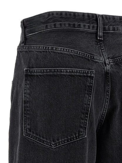 Agolde Black Cotton Jeans Denim