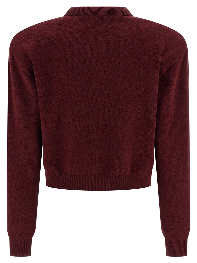 Gilet en coton bordeaux ROTATE BIRGER CHRISTENSEN