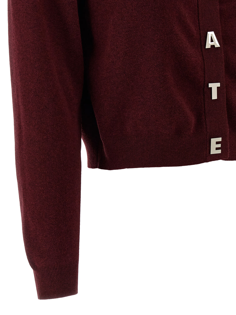 Gilet en coton bordeaux ROTATE BIRGER CHRISTENSEN