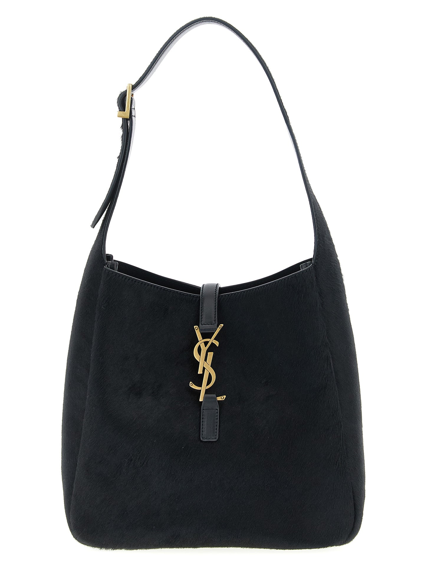 Saint Laurent Black Calfskin Shoulder Bag