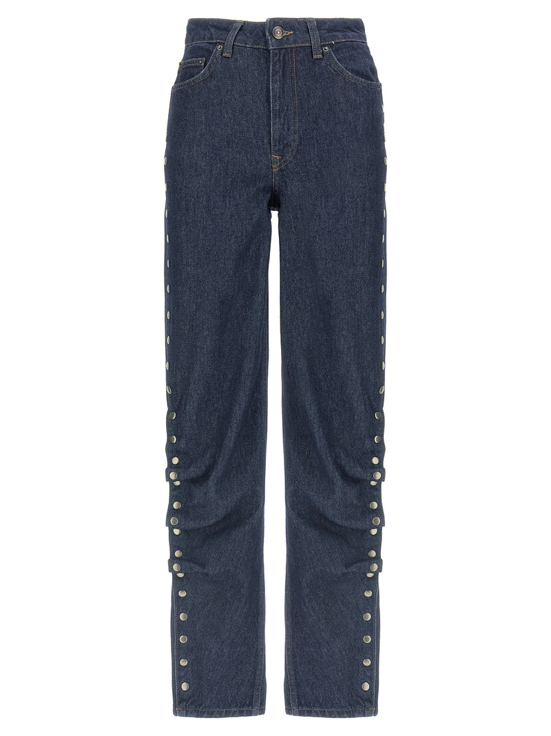 ROTATE BIRGER CHRISTENSEN Blue Cotton Jeans Denim