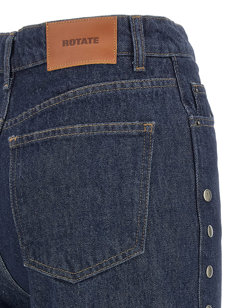 ROTATE BIRGER CHRISTENSEN Blue Cotton Jeans Denim
