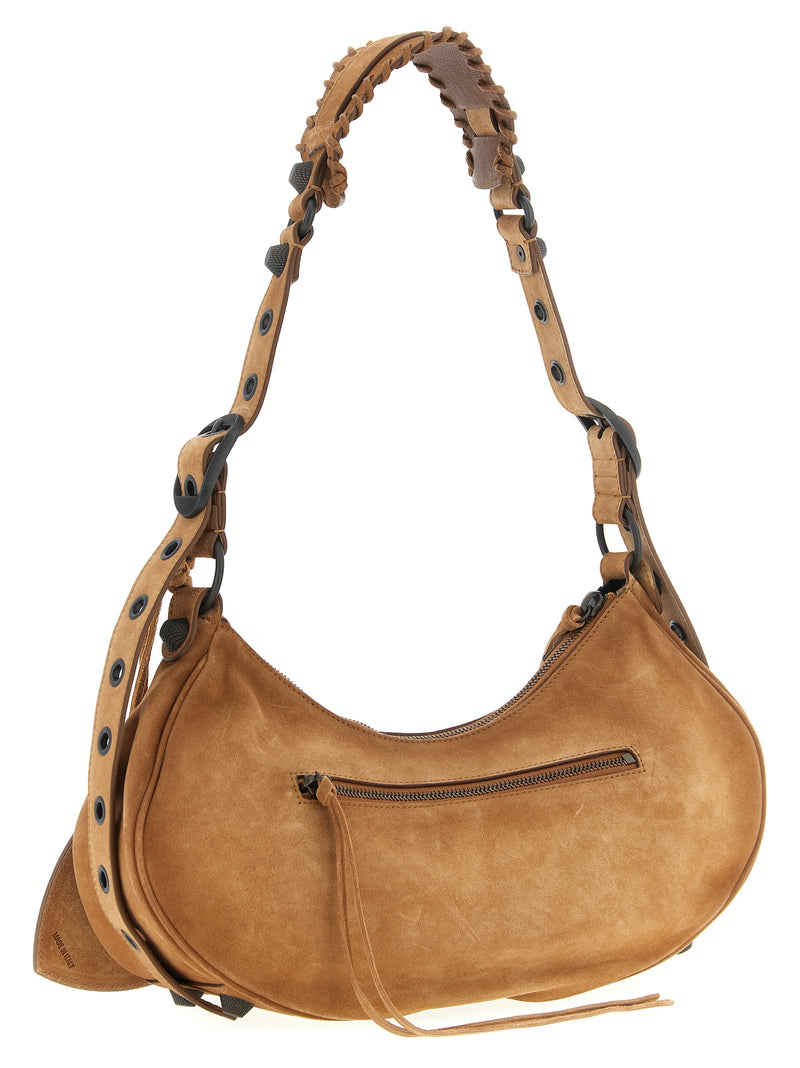Sac Balenciaga en cuir de veau marron
