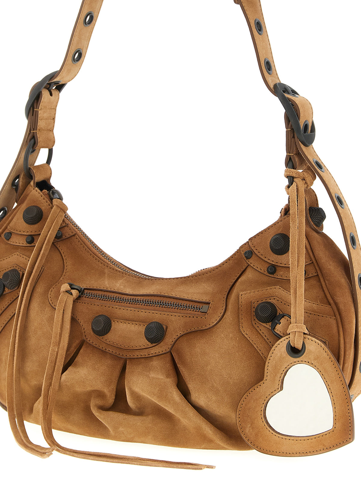 Sac Balenciaga en cuir de veau marron