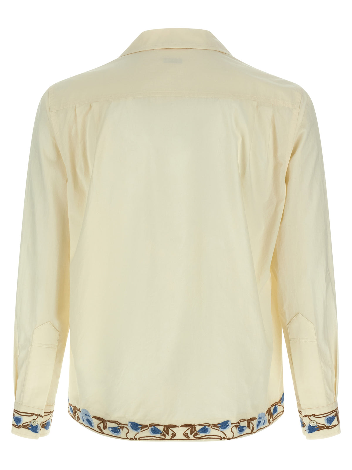 BODE Noveau Vine Beige Cotton Blouse for Men