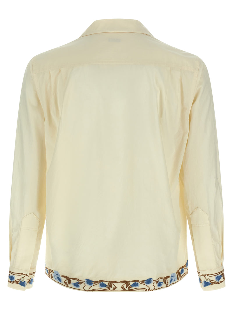 BODE Noveau Vine Beige Cotton Blouse
