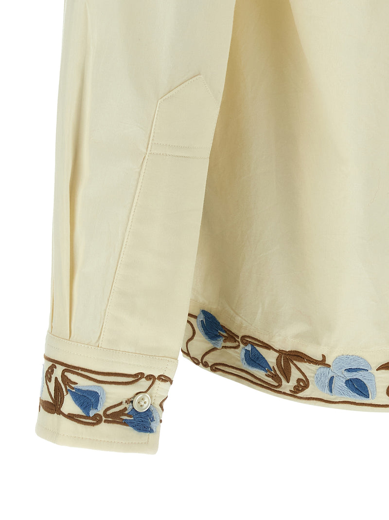 BODE Noveau Vine Beige Cotton Blouse