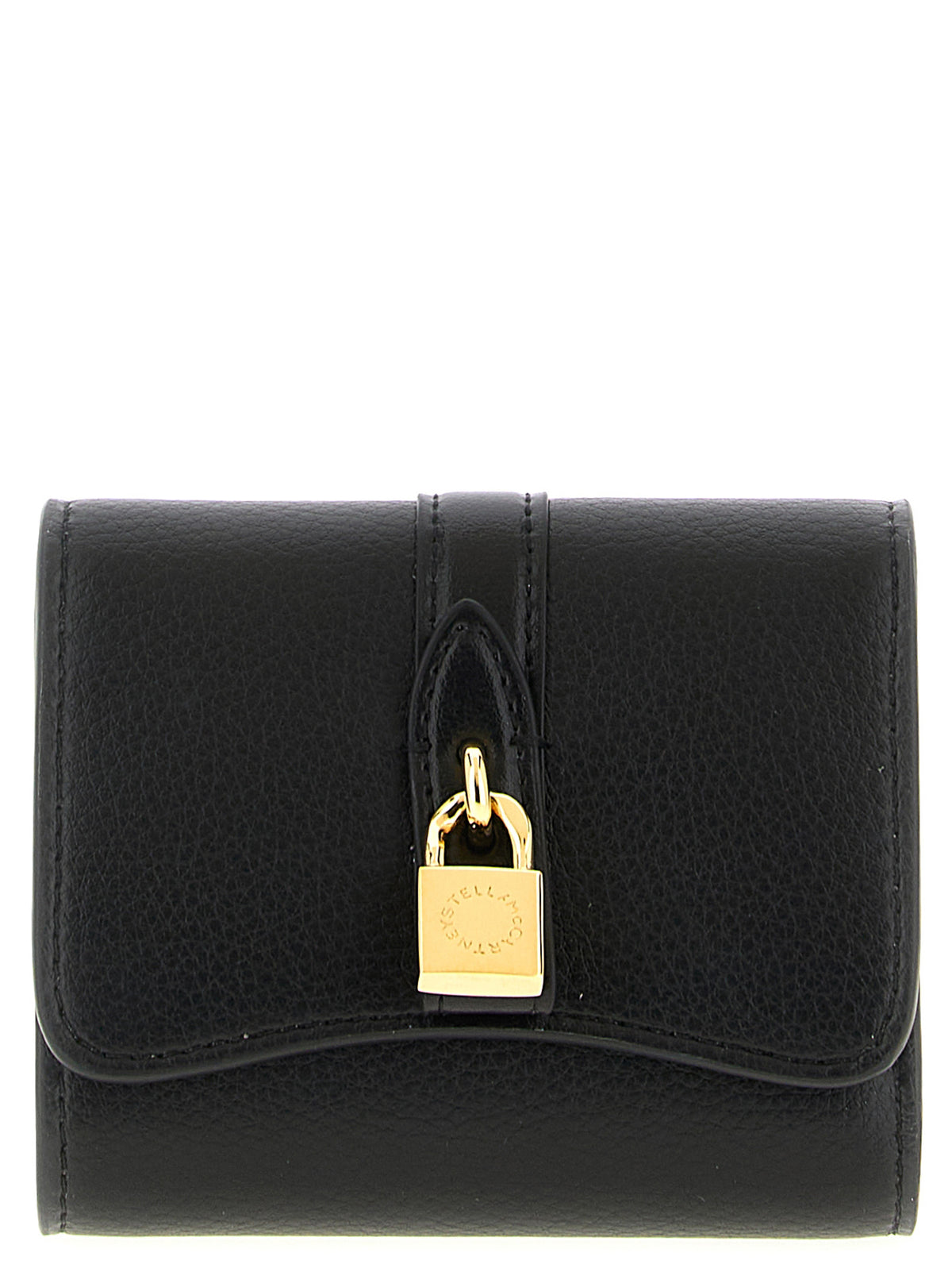 Stella McCartney Black Polyamide Cardholder - Stella Rider Trifold