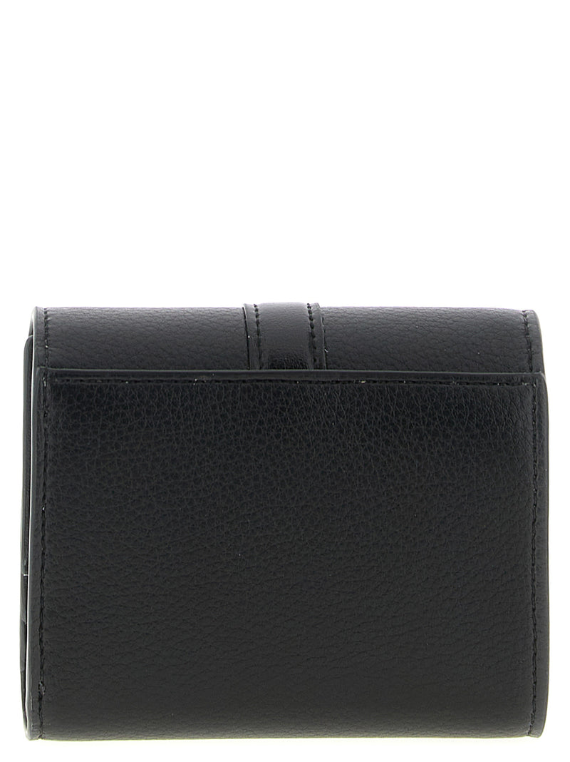 Stella McCartney Black Polyamide Cardholder - Stella Rider Trifold