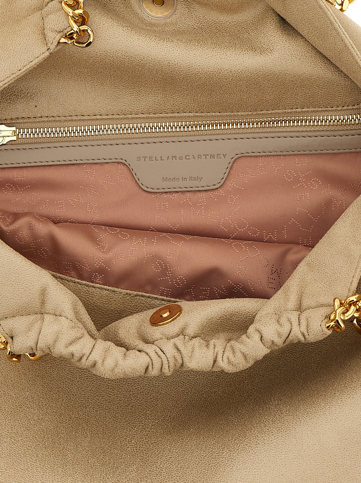 Stella McCartney Falabella Drawstring Beige Shoulder Bag