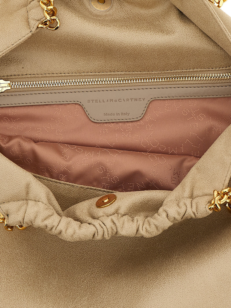 Stella McCartney Falabella Drawstring Beige Shoulder Bag