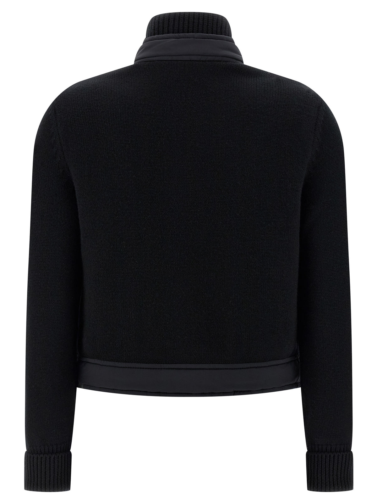 Moncler Grenoble Tricot Black Polyamide Cardigan for Women