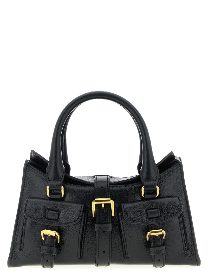 Mulberry Roxanne Mini Black Calfskin Handbag